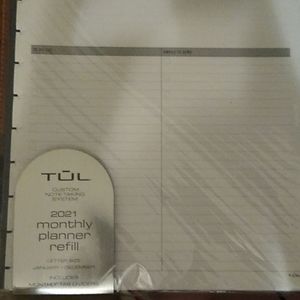TUL 2021 Monthly Planner Refill & Expansion Discs
